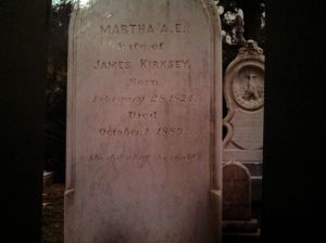 My husband and I used to be cemetery fanatics. This one, from Savanna, was always one of my favorites. It was next to the husband's headstone, which was about 10 feet high and inscribed with every freaking thing he'd ever done or joined. Go ahead. Click on it. Behold the last line of the epitaph. That's what I call honest. Makes her husband look like a narcissistic wiener. 